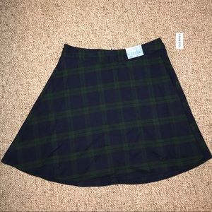 Tartan blue and green Skater skirt!!